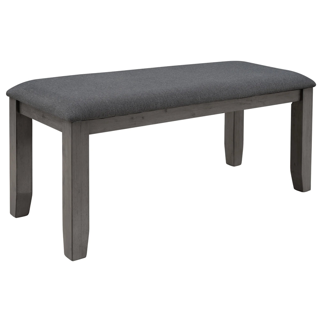 Rustic Wood Dining Set Set Of 6 Gray C63328
