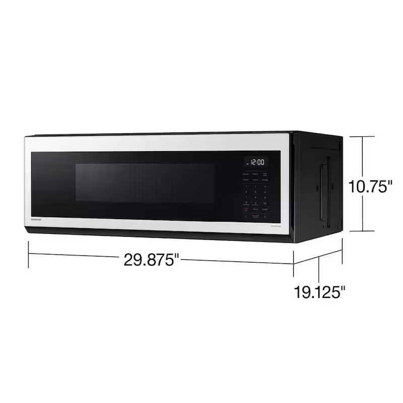 1.1 cu. ft. Smart SLIM OTR Microwave with 400 CFM Ventilation H882