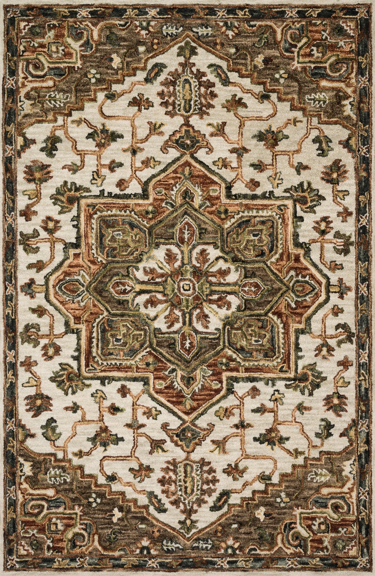 Ivory Tobacco Rug J80547