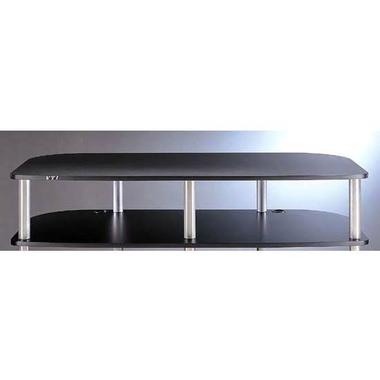 Black Shelf with Black Poles for TV/AV Stand M903843