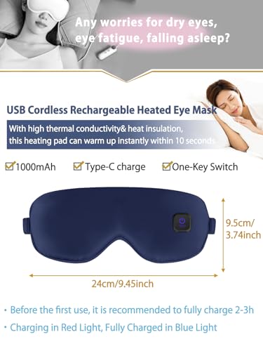 Silk Heated Eye Mask P9526