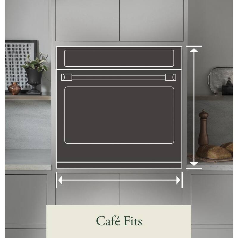 30 in. Smart Single Electric French-Door Wall Oven with Convection Self-Cleaning in Matte Black J3403
