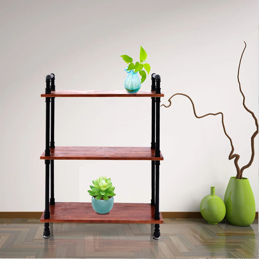 Solid Pine 3 Tier Bookshelf W582930