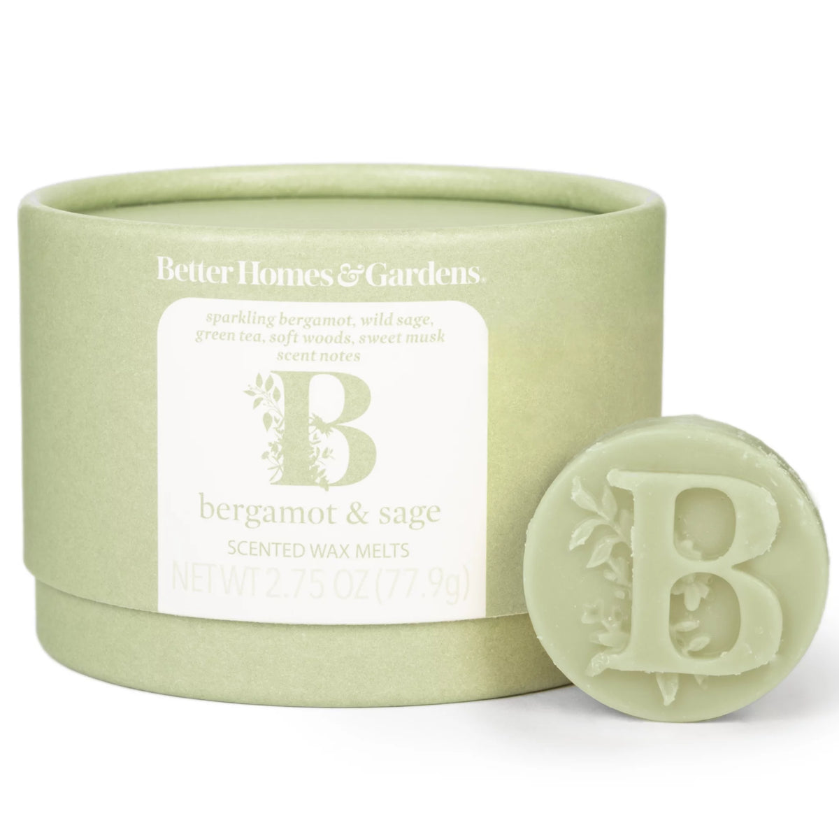 Bergamot & Sage Essential Oil Infused Wax Melts 2.75 oz V783