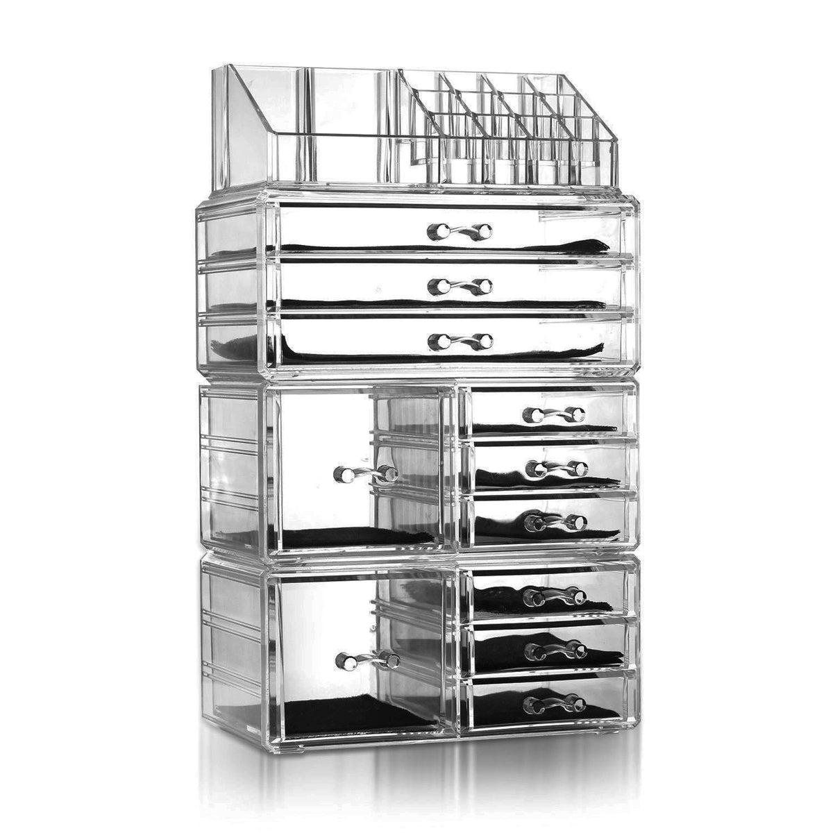 Transparent Makeup Organizer with Drawers D14878