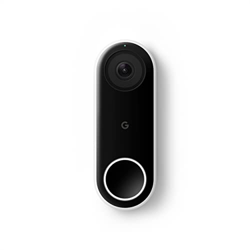 Black/White Video Doorbell with 24/7 Streaming N6329