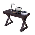 Black Wood Writing Desk with Drawers T220192
