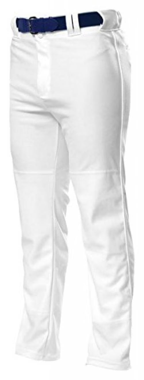 White Extra Large Baggy Cut Baseball Pant B8824