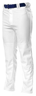 White Extra Large Baggy Cut Baseball Pant B8824