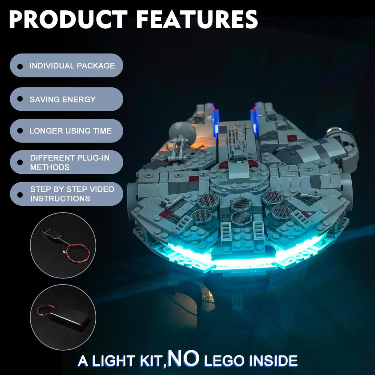 LED Light for Buildable Starship K405230