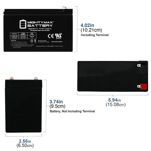 12 Volt 7 Ah Sealed Lead-acid Battery X62792