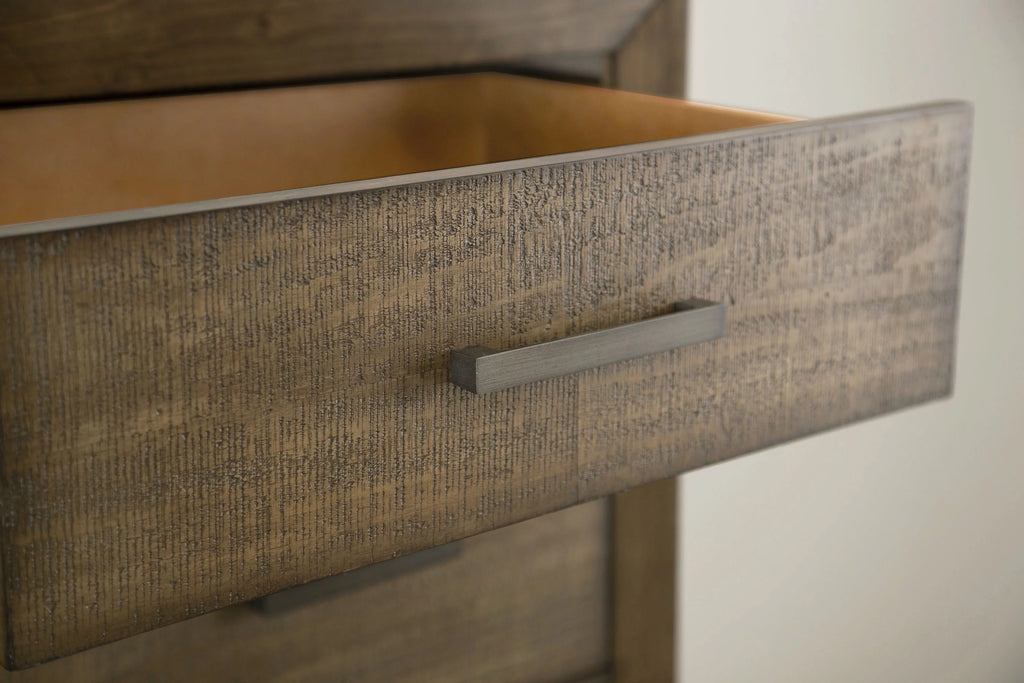 Brown 6 Drawer Wood Chest R770448
