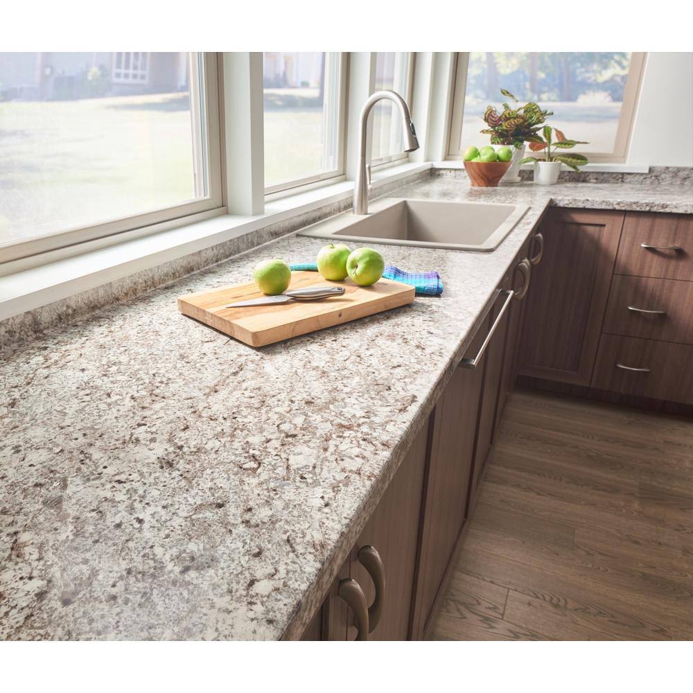 Brown Laminate Countertop with Backsplash R85463