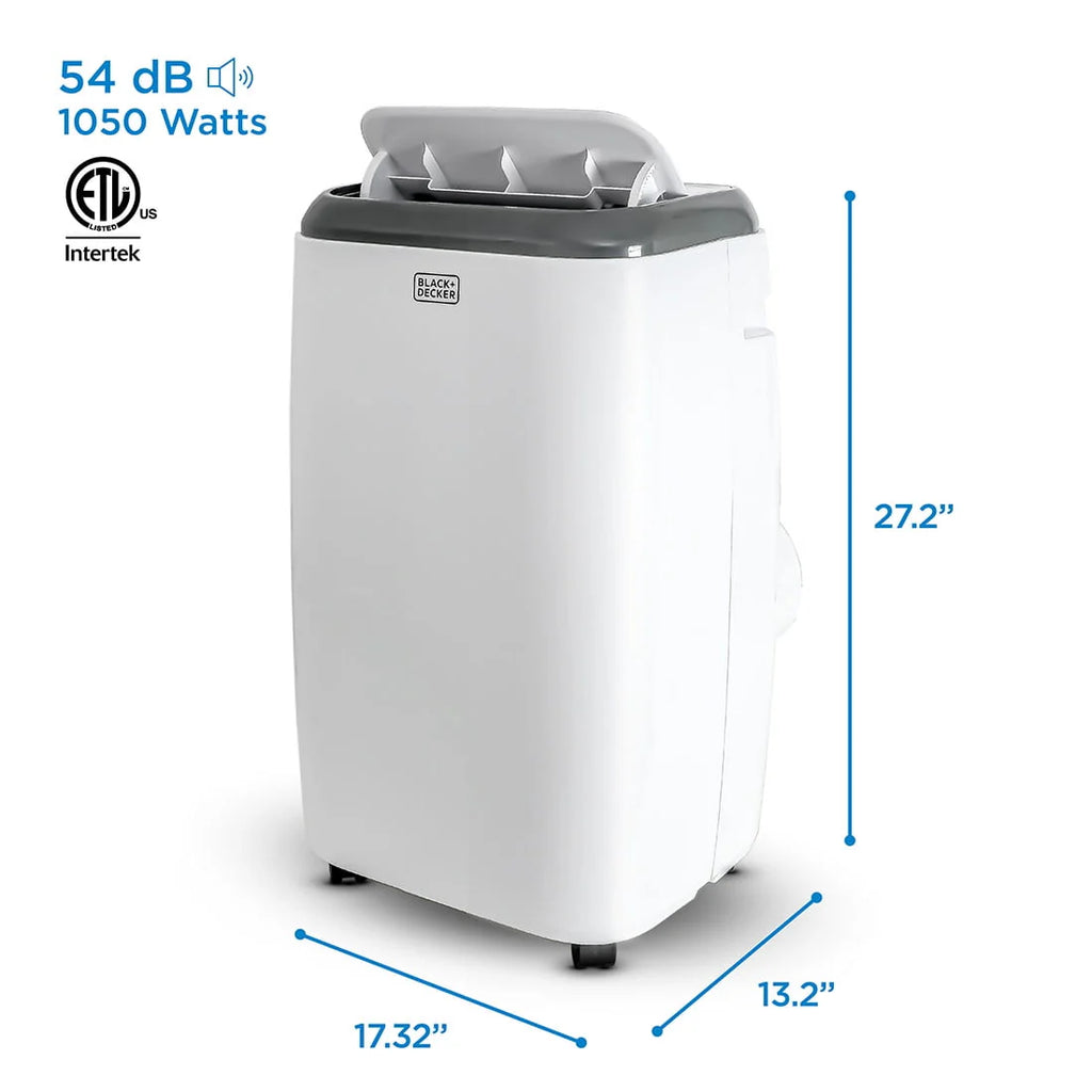 5,000 BTU Portable Air Conditioner with Remote Control, White J397