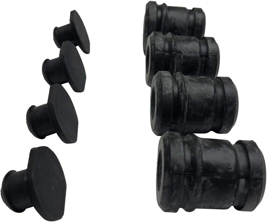 Chainsaw Annular Buffer Kit AV Buffer Mount and Plug Cap Pack of 4+4 O4333