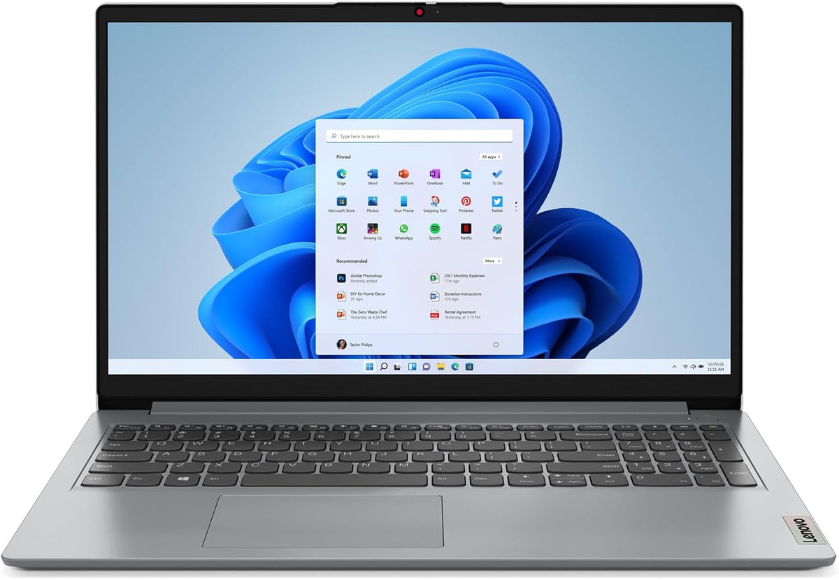 15.6" FHD Laptop with 4GB Memory 128GB Storage Intel Celeron N4500 Cloud Grey D503