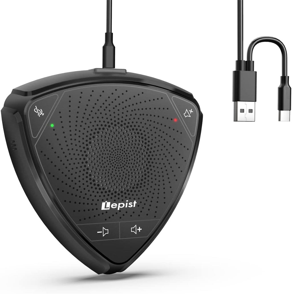 USB Speakerphone with Microphone 360° Voice Pickup D544