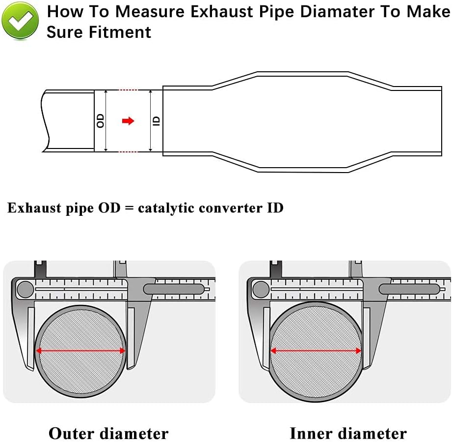 2.5 Inlet/Outlet Universal Catalytic Converter with O2 Port N69725