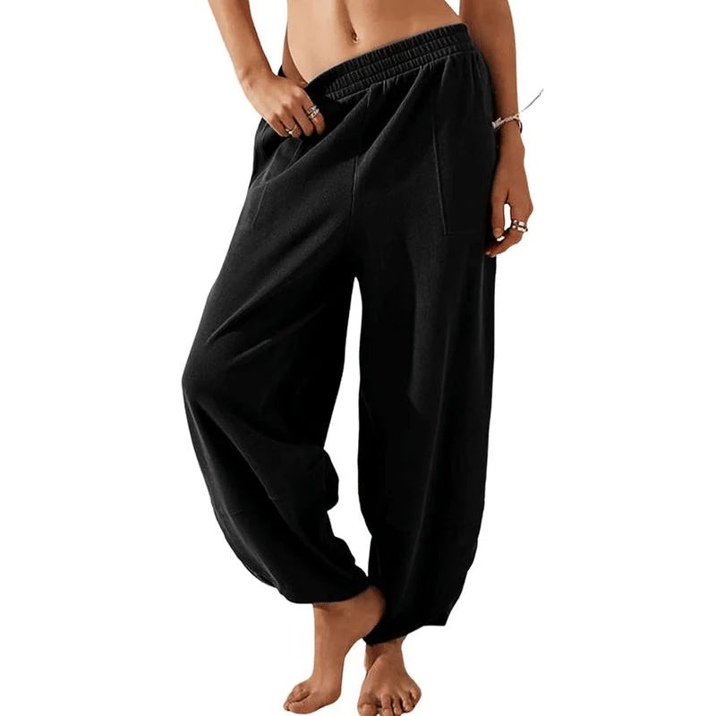 Loose Wide Leg Casual Pants Y504