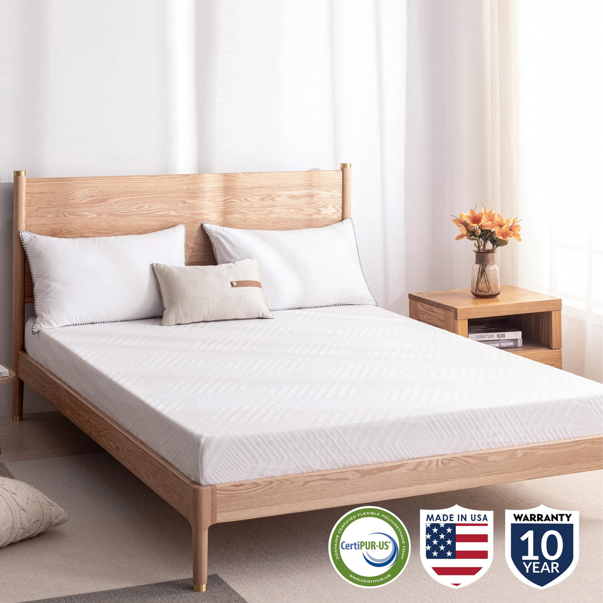 6 inch Memory Foam Mattress B825