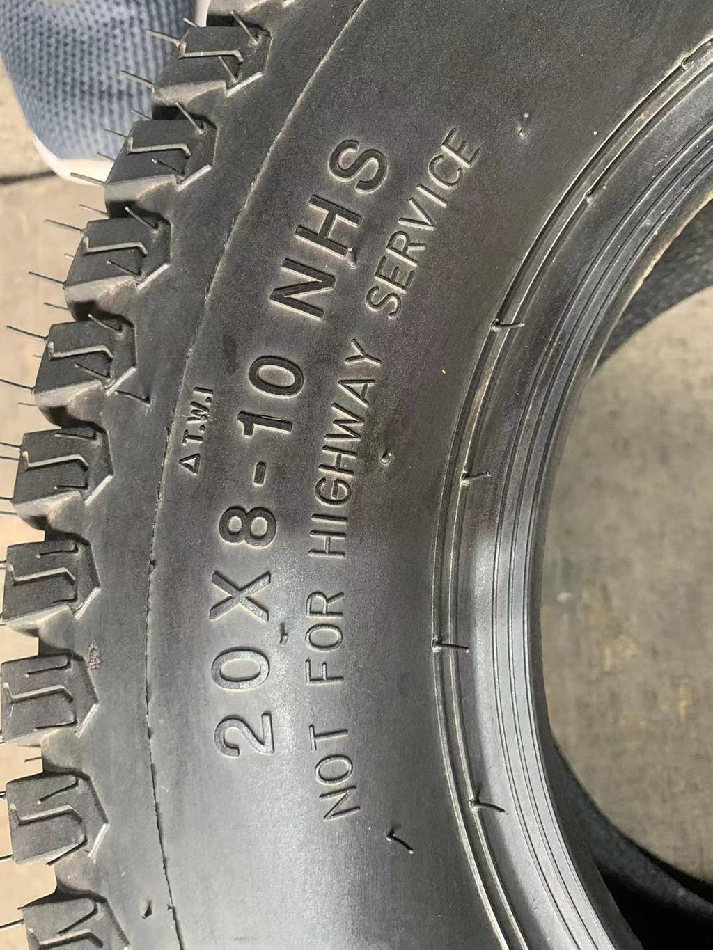 2 Pcs 20x8-10 Lawn Mower Cart Turf Tires 4PR C114414