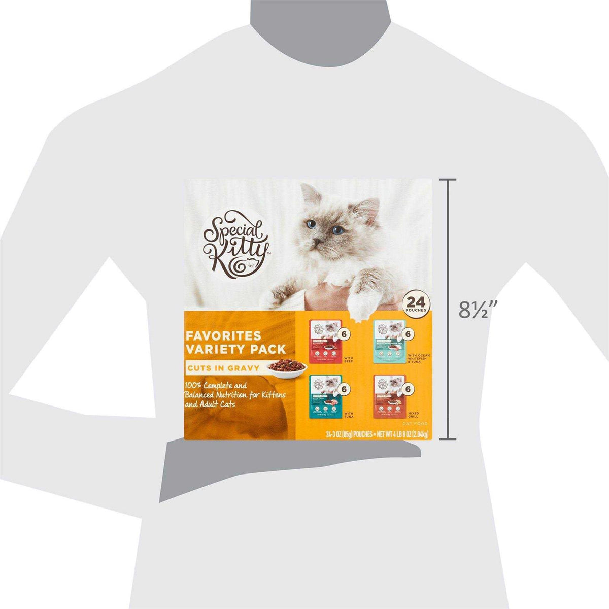 Cuts in Gravy Cat Food 3oz. Pouches P941