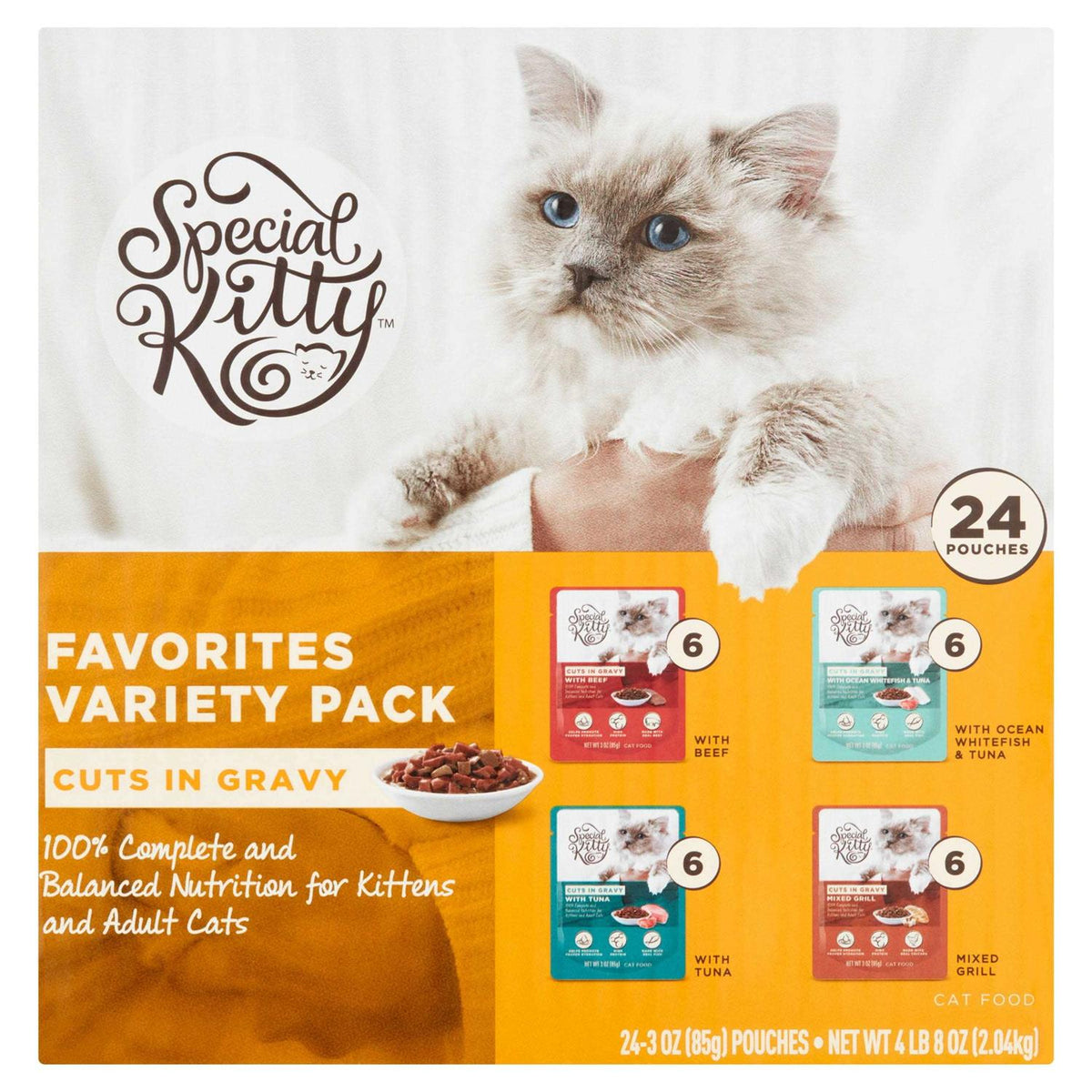 Cuts in Gravy Cat Food 3oz. Pouches P941