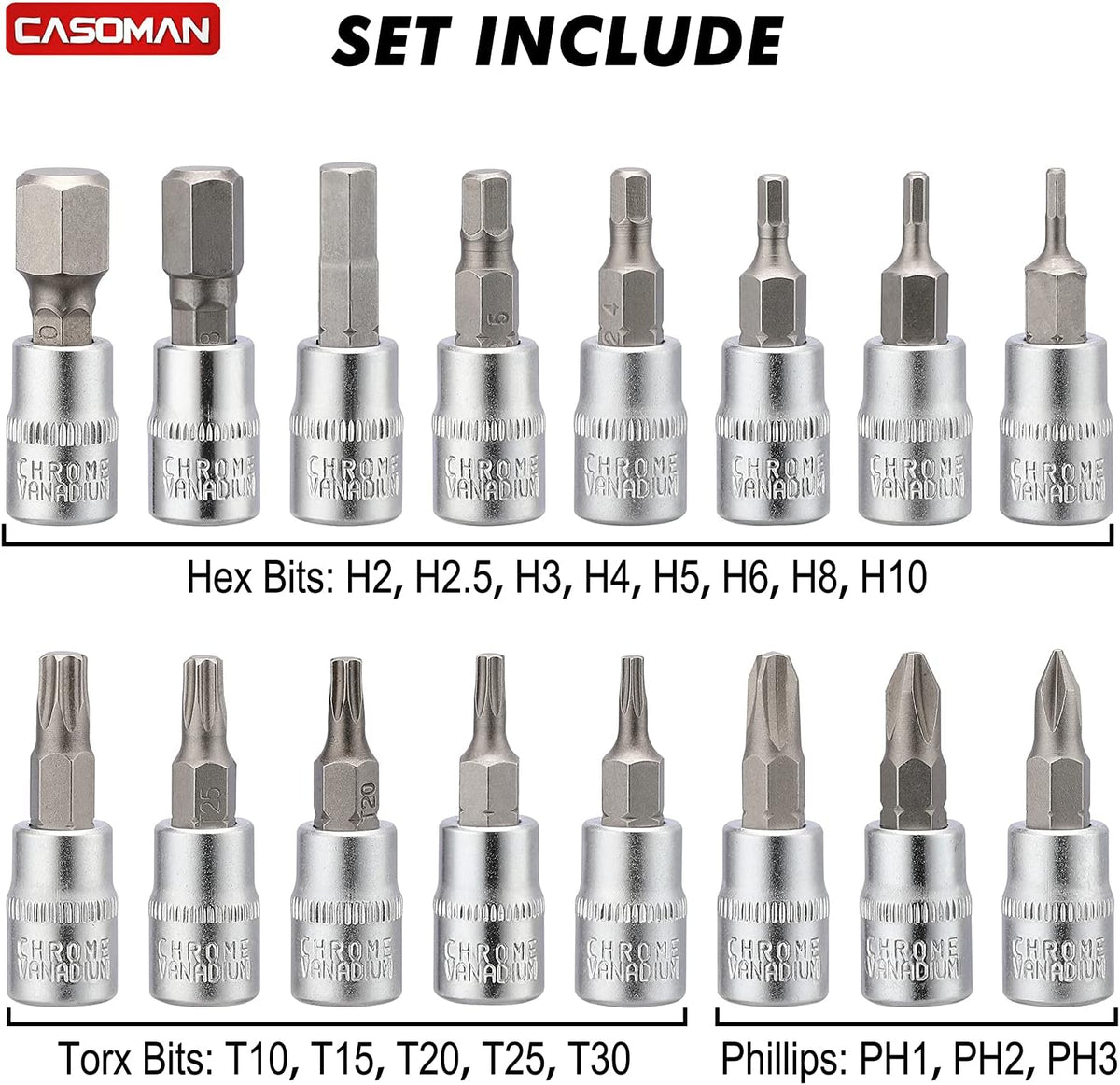 1/4-inch Drive Click Torque Wrench Set, Dual-Direction Adjustable, 90-Tooth, Pack of 2 V37151