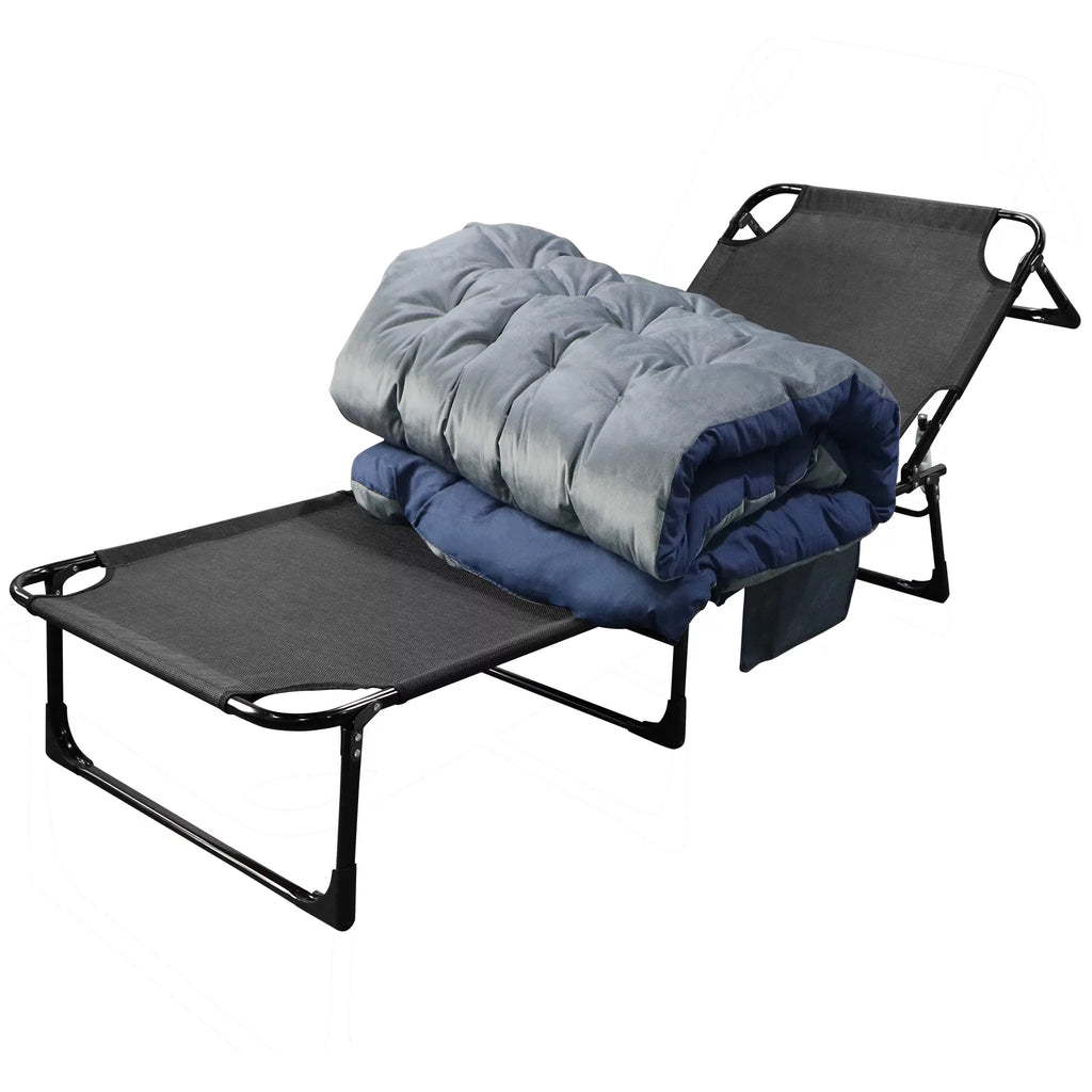 Folding Camping Cot with Pillow and Mattress C41467