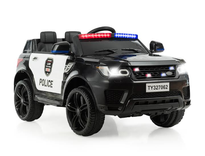 12V Electric Ride-On Police Car with Remote Control O3594