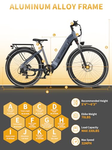 27.5" Electric Bike with 48V Battery, Front Suspension & Dual Hydraulic Brakes M92484