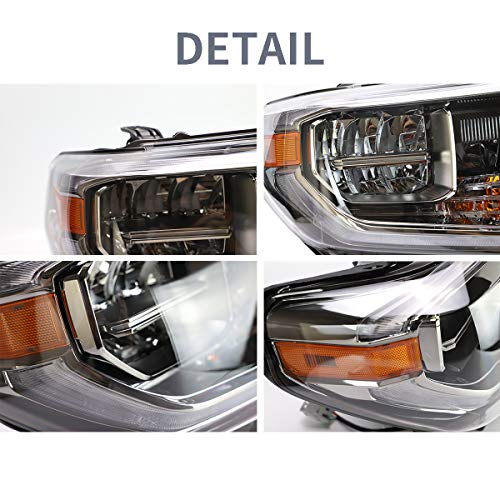 LED Headlights for Toyota Tundra 2014-2021 with Sequential Turn Signals C3774
