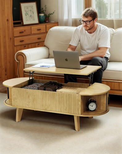 Lift Top Coffee Table with Storage I419