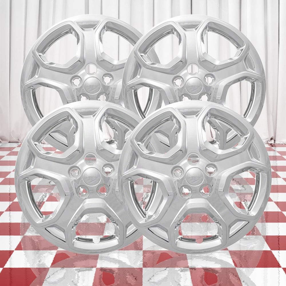 Set of 4 Chrome 5 Spoke 17 Wheel Covers V251814