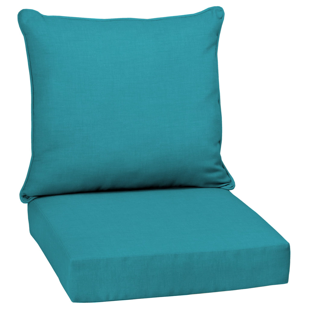 Rain-Proof Fade Resistant Sapphire Blue Deep Seat Cushion Set X887811
