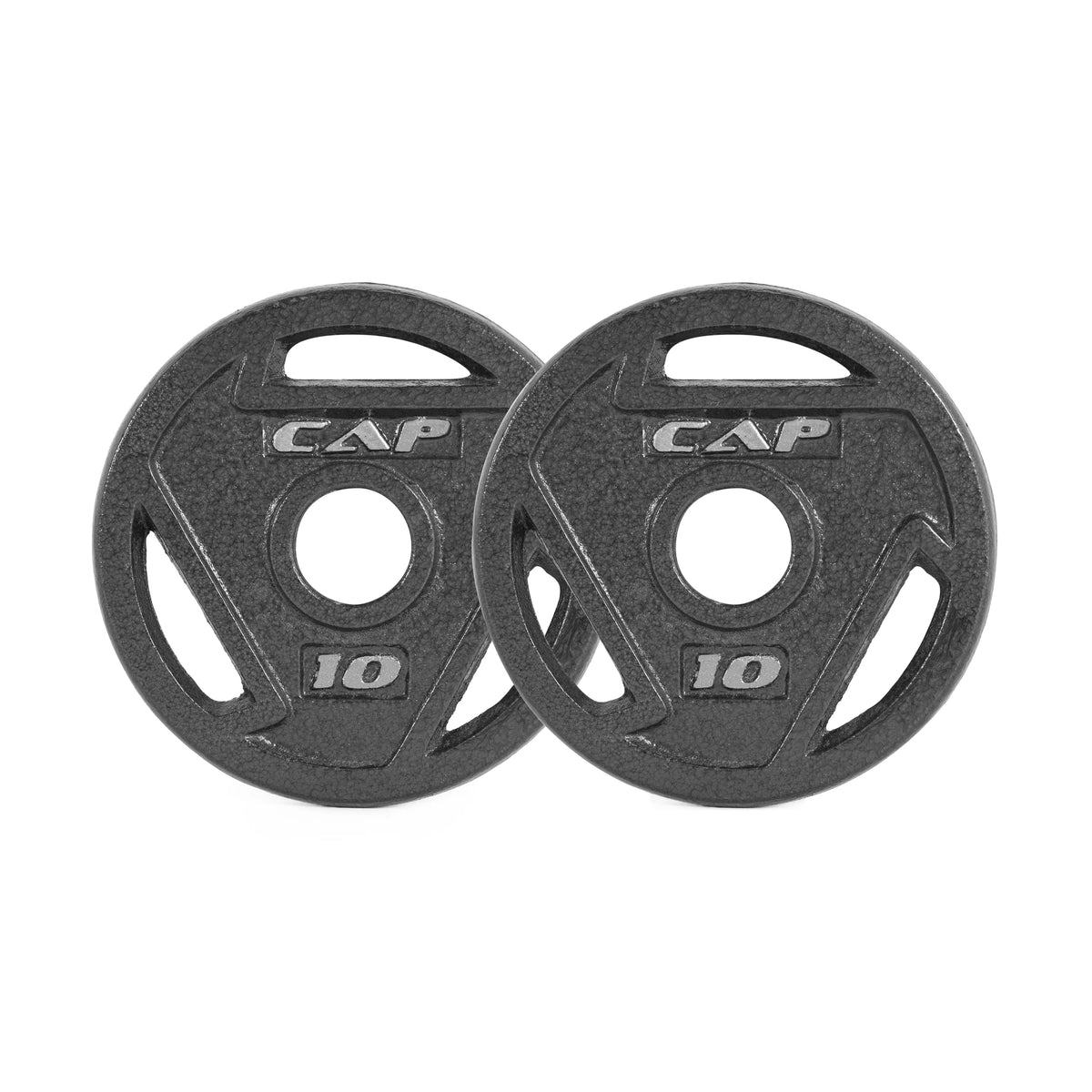 Black Olympic Grip Plate Set, 5 lb x 2 N639046