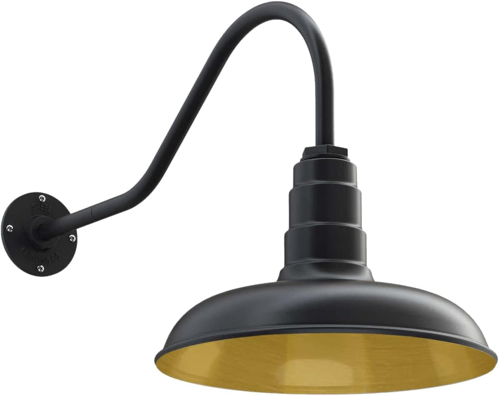 Gooseneck Barn Light (16 Gooseneck, Green) X495