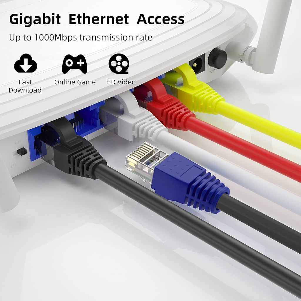Cat6 Waterproof Outdoor Ethernet Cable 300 Ft L3275