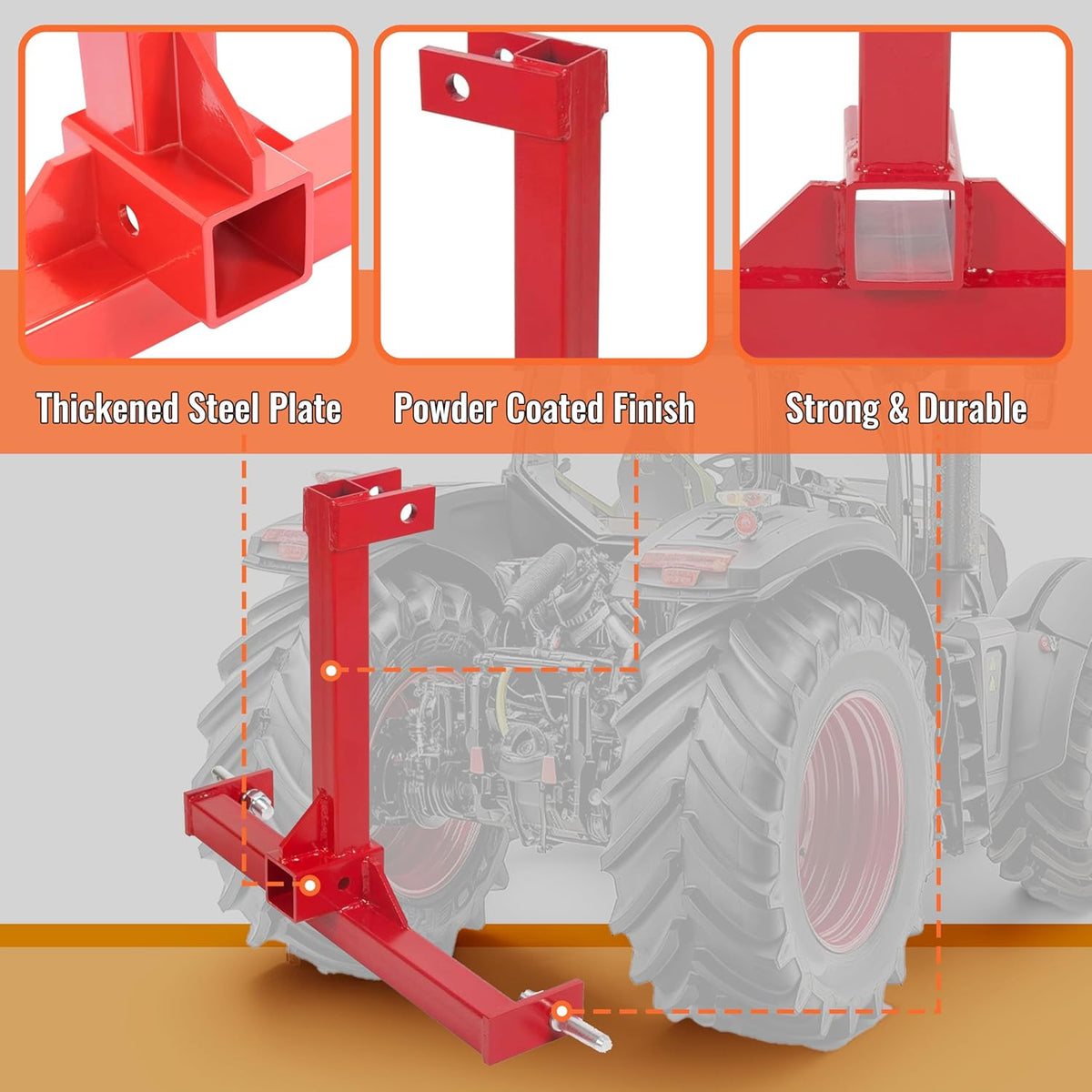 Red Towing Hitch Y15032