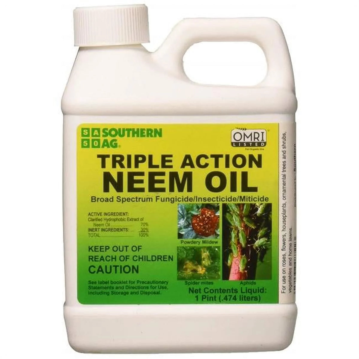 16 fl oz Neem Oil Fungicide Insecticide Miticide L3968