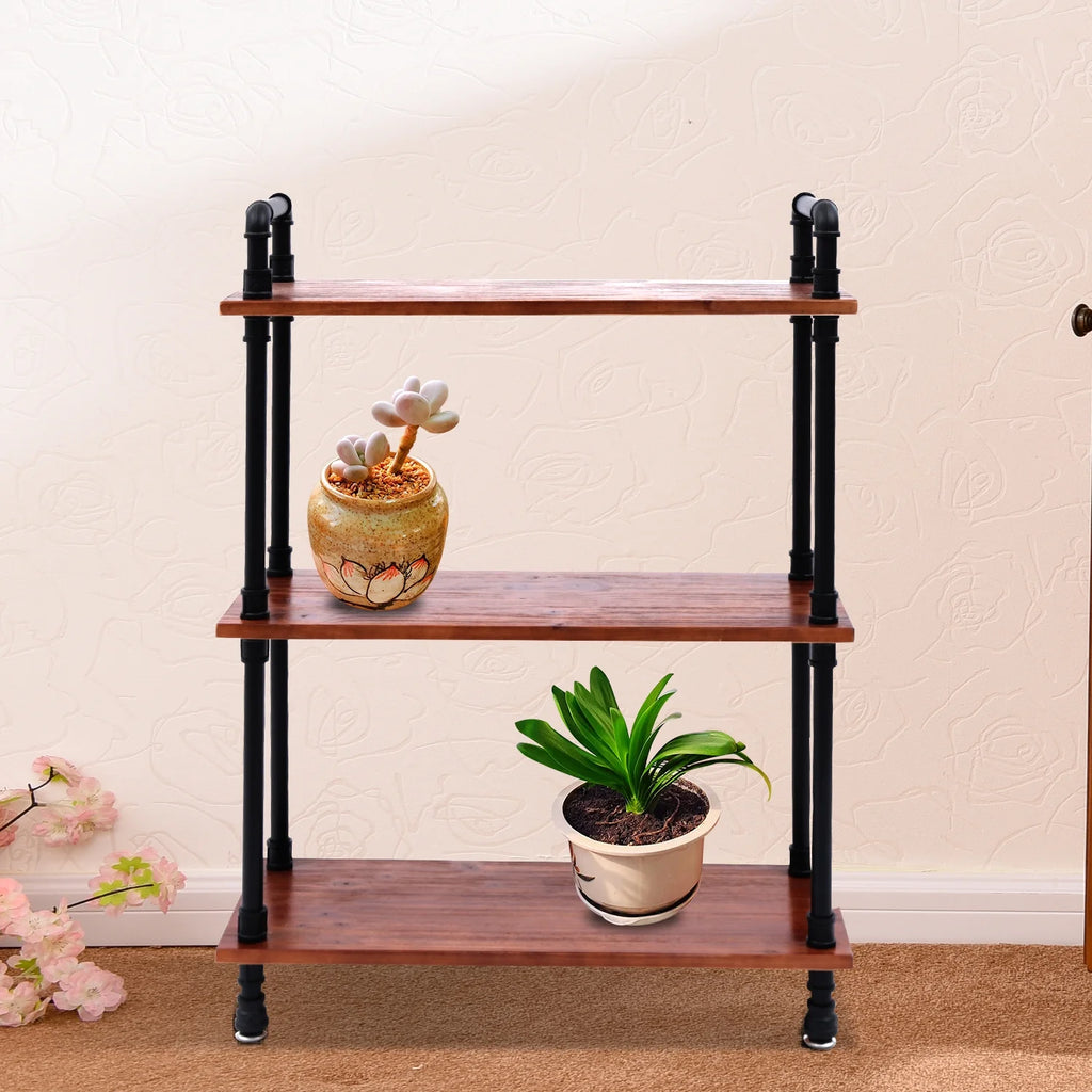 Solid Pine 3 Tier Bookshelf W582930