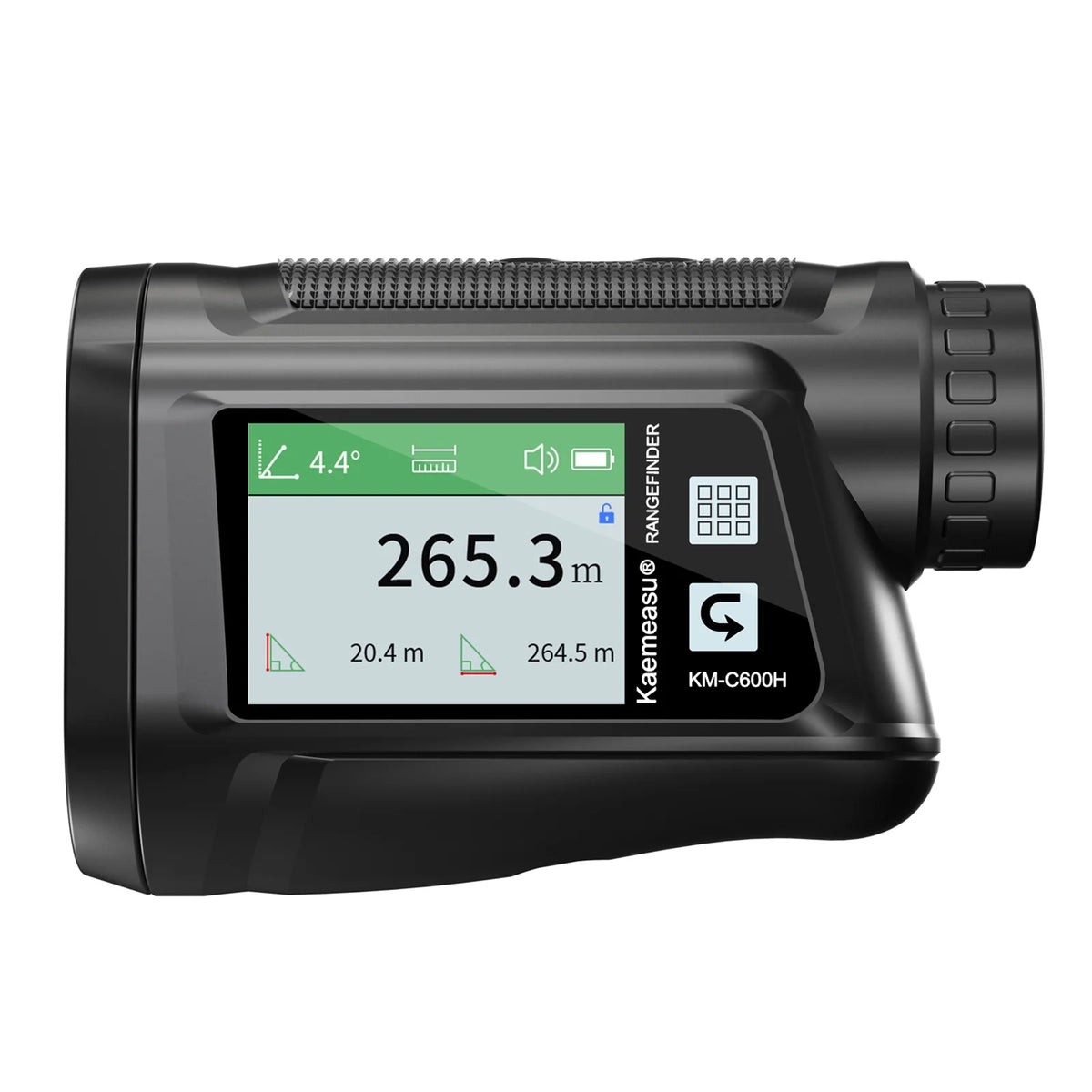 LCD Touch Screen 6X Magnification 600M Rangefinder Distance Meter Y3714