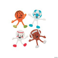 24 Pieces Sports Ball Bendables Toys A836942