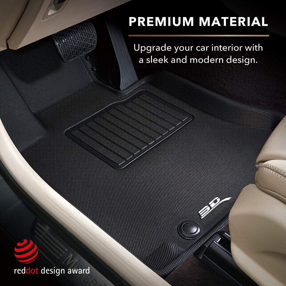 All-Weather Floor Mats 1st 2nd & 3rd Row Black G98013