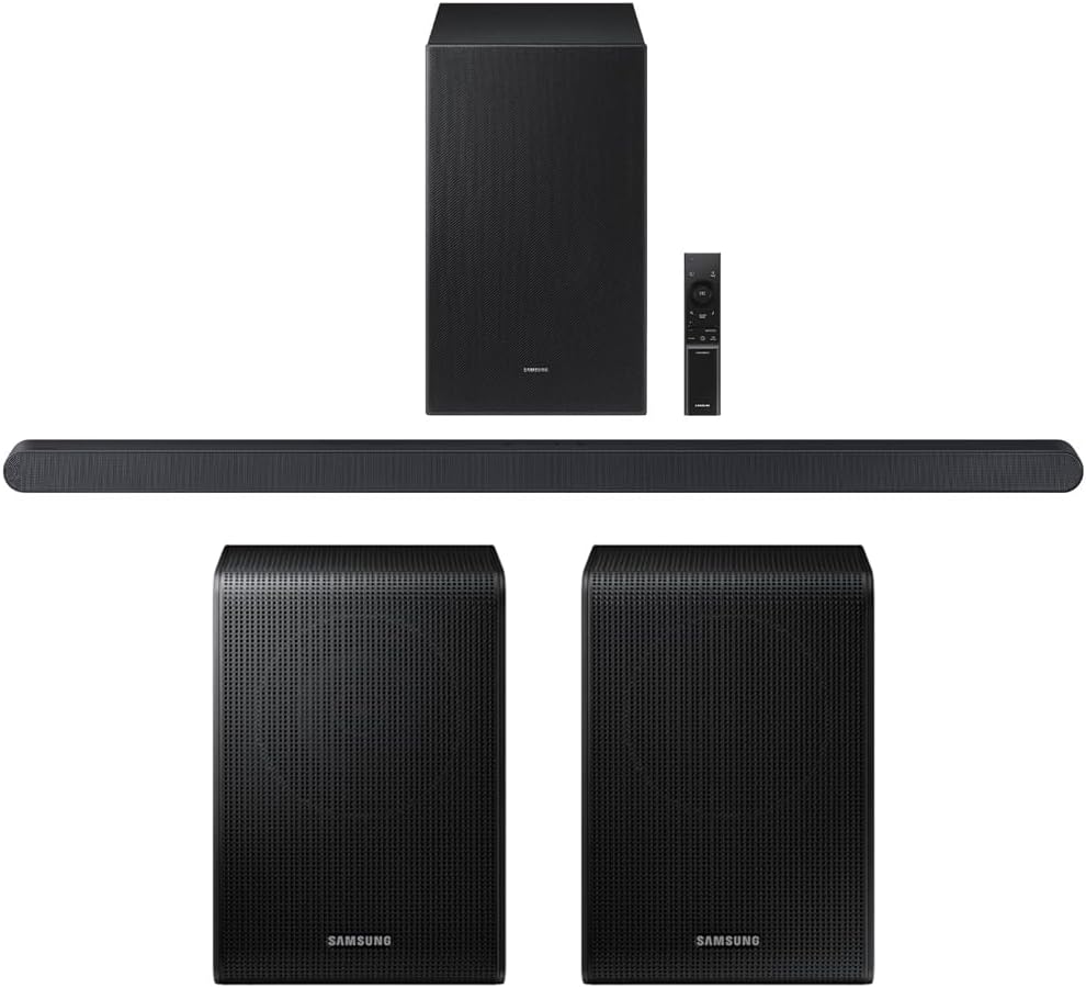 3.1ch Wireless Dolby Atmos Soundbar with Wireless Surround Speakers W64661