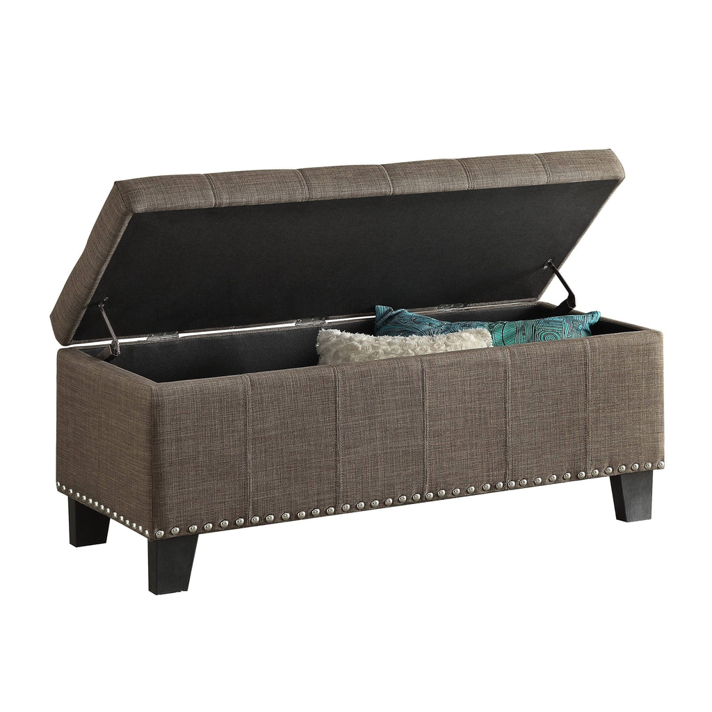 Brown Storage Bench Q226547
