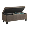 Brown Storage Bench Q226547