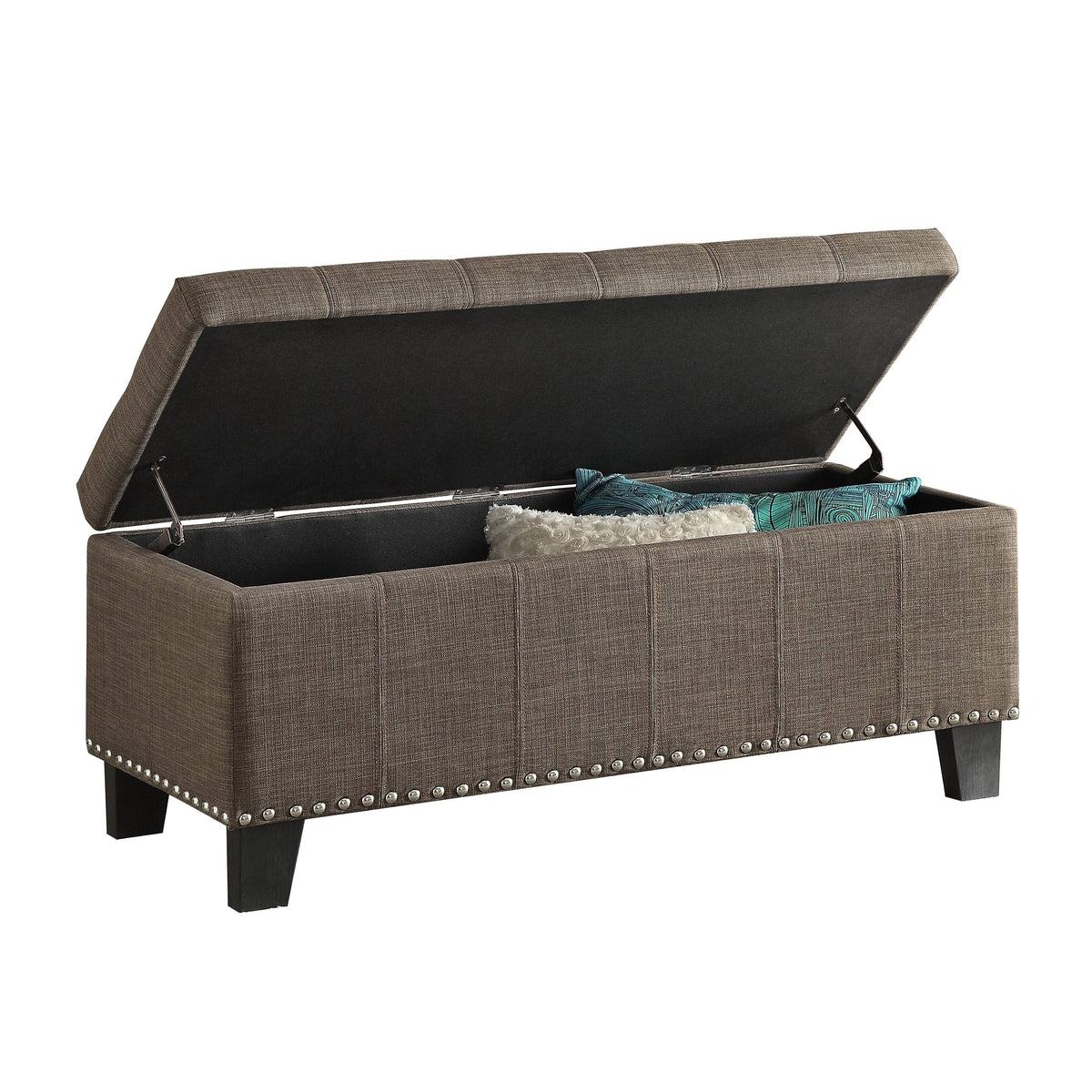 Brown Storage Bench Q226547