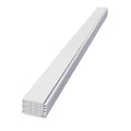 1 in. x 6 in. x 6 ft. White Smooth Shiplap Pine (6-Pack) A66609