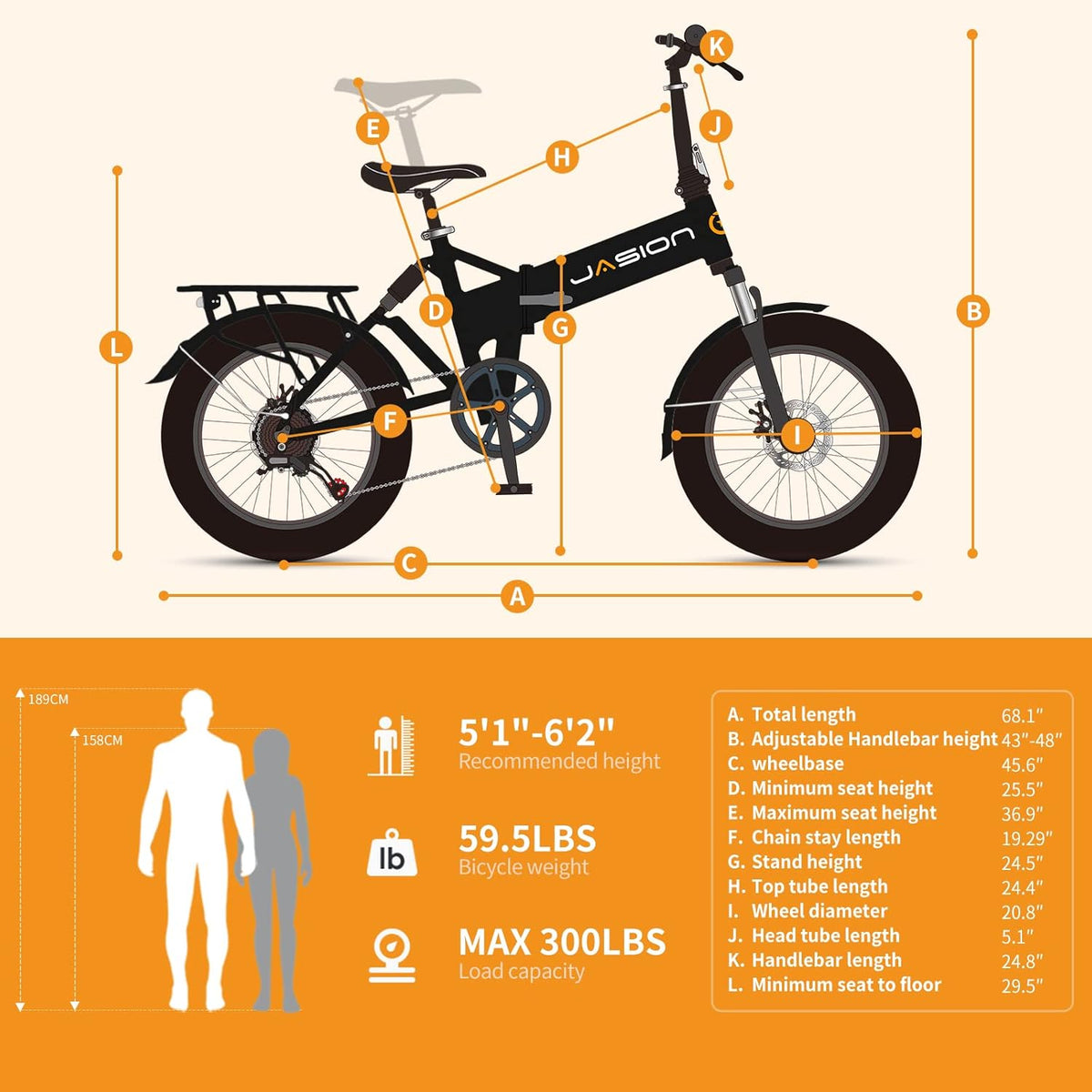20" Fat Tire Folding Electric Bike A2634